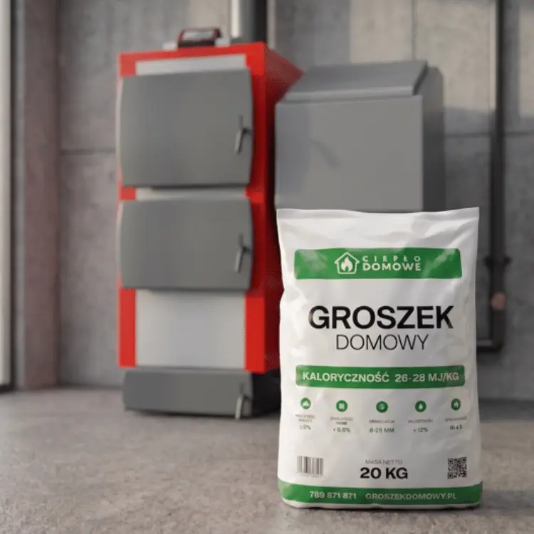 Pakiet testowy węgla groszek współpracujący z urządzeniami EcoDesign oraz kotłami automatycznymi klas 3, 4 i 5.